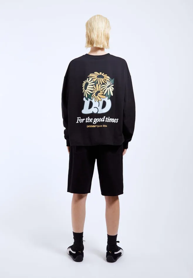 Dr Denim Longsleeves Women Lily Longsleeve 8211 Black DD Daisy Black Dd Daisy