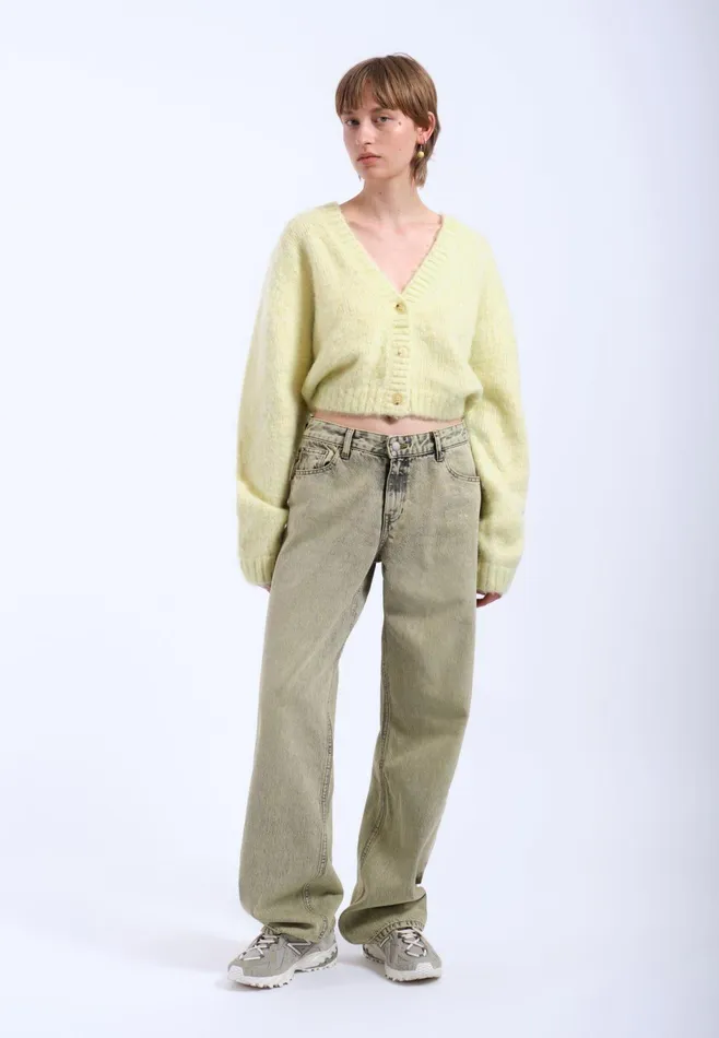 Dr Denim Sweatshirts and Hoodies Women Betty Cardigan 8211 Brushed Light Yellow Brushed Light Yellow