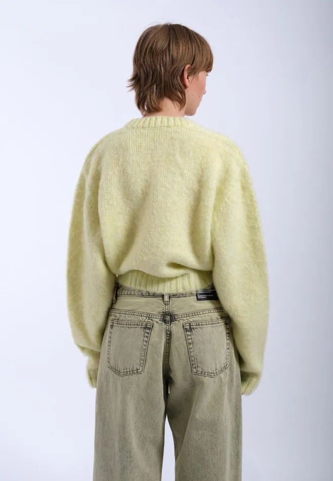 Dr Denim Sweatshirts and Hoodies Women Betty Cardigan 8211 Brushed Light Yellow Brushed Light Yellow
