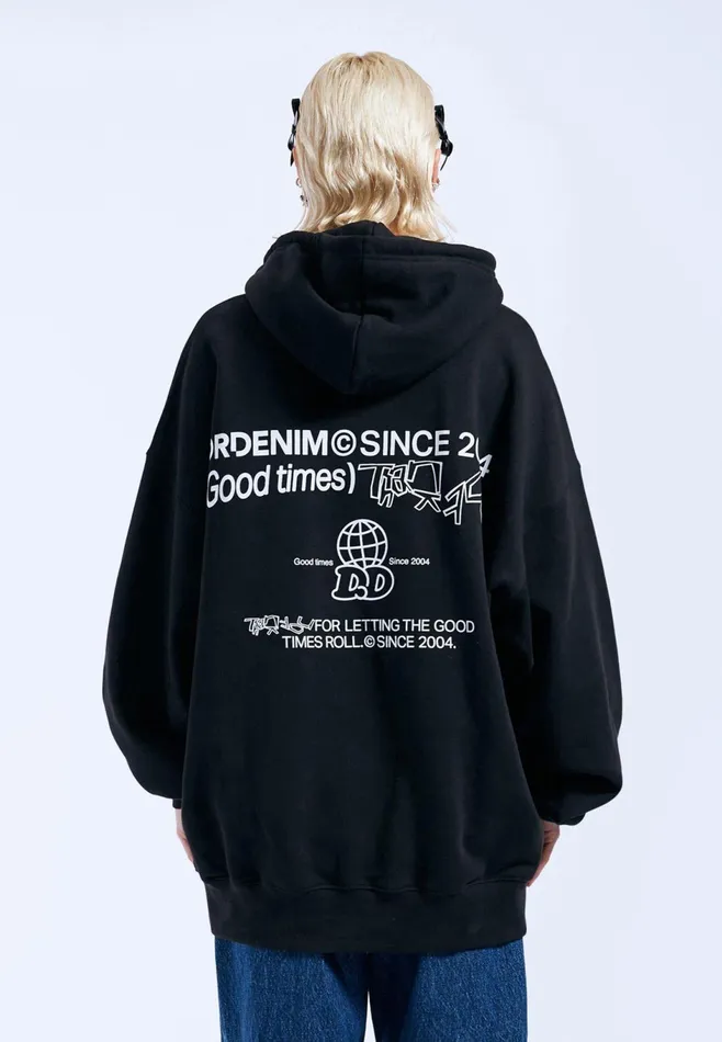 Dr Denim Sweatshirts and Hoodies Women Siri Hoodie 8211 Black Thank You Black Thank You