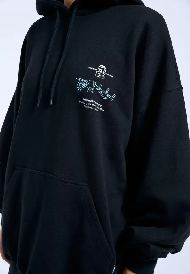 Dr Denim Sweatshirts and Hoodies Women Siri Hoodie 8211 Black Thank You Black Thank You