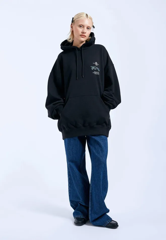 Dr Denim Sweatshirts and Hoodies Women Siri Hoodie 8211 Black Thank You Black Thank You