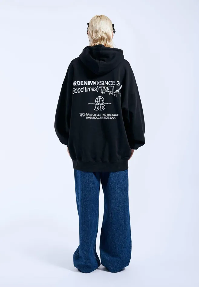 Dr Denim Sweatshirts and Hoodies Women Siri Hoodie 8211 Black Thank You Black Thank You