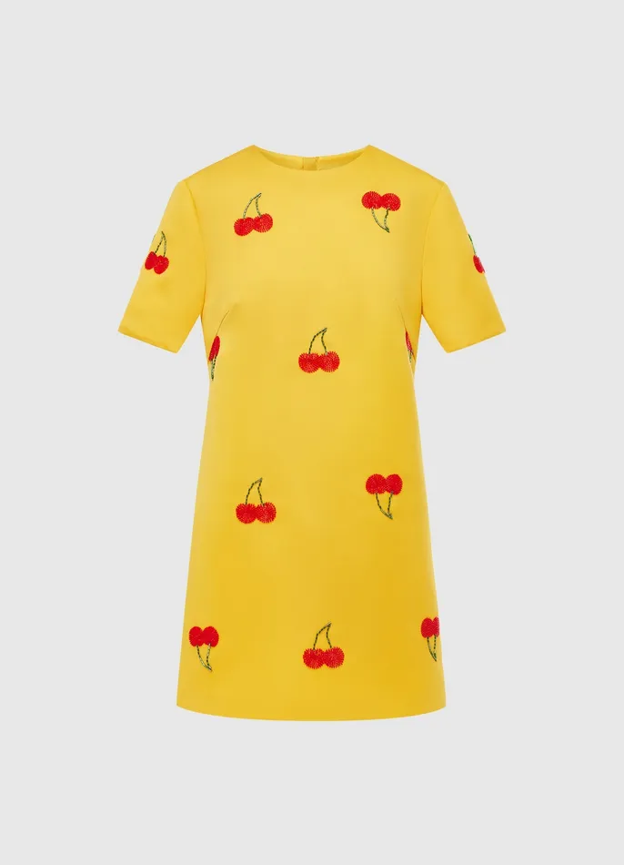 Dresses and Jumpsuits Alexa Embellished TShirt Mini Dress 8211 Cherry Beading 8211 LEO LIN Women Dresses and Jumpsuits Alexa Embellished TShirt Mini Dress 8211 Cherry Beading 8211 LEO LIN Women