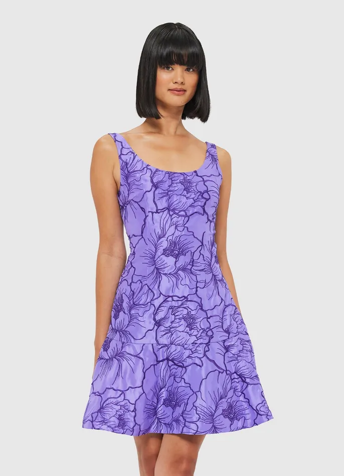 Dresses and Jumpsuits Women LEO LIN Blaire Mini Dress 8211 Lavender