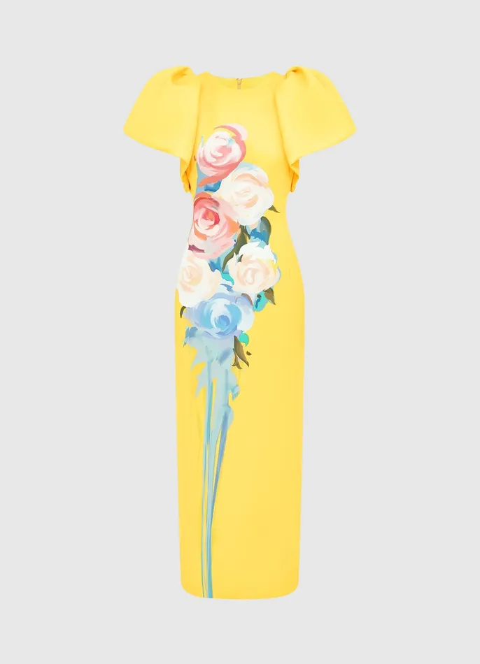 Dresses and Jumpsuits Women LEO LIN Lucinda Maxi Dress 8211 Bouquet Print