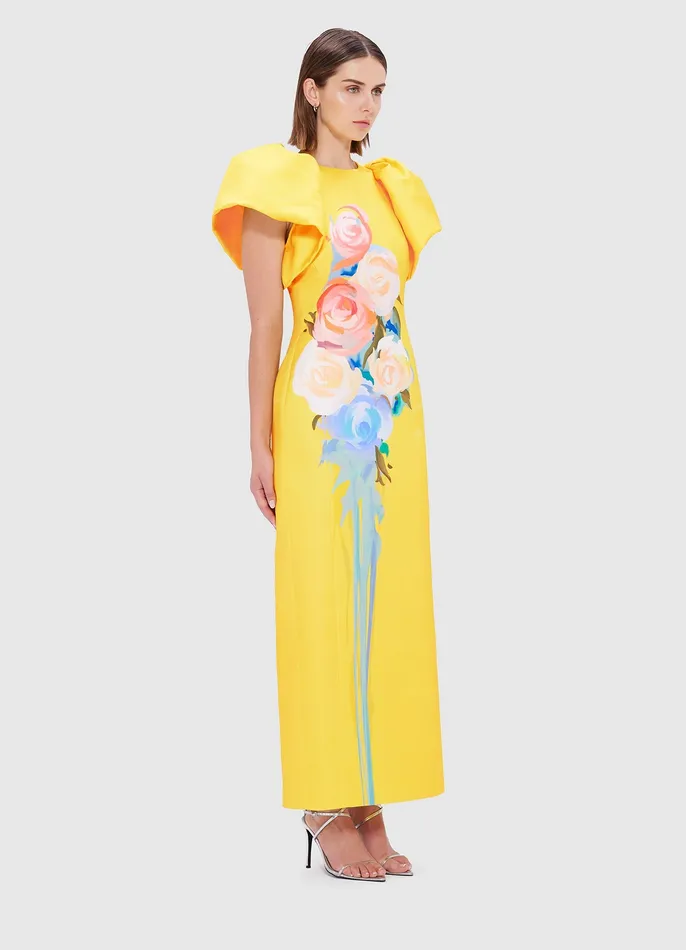 Dresses and Jumpsuits Women LEO LIN Lucinda Maxi Dress 8211 Bouquet Print
