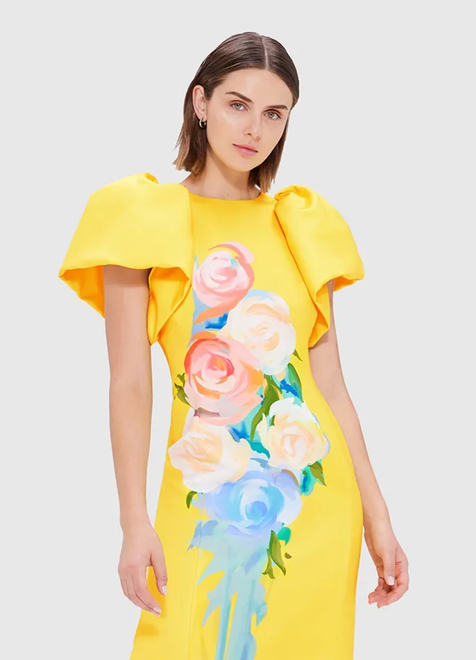 Dresses and Jumpsuits Women LEO LIN Lucinda Maxi Dress 8211 Bouquet Print