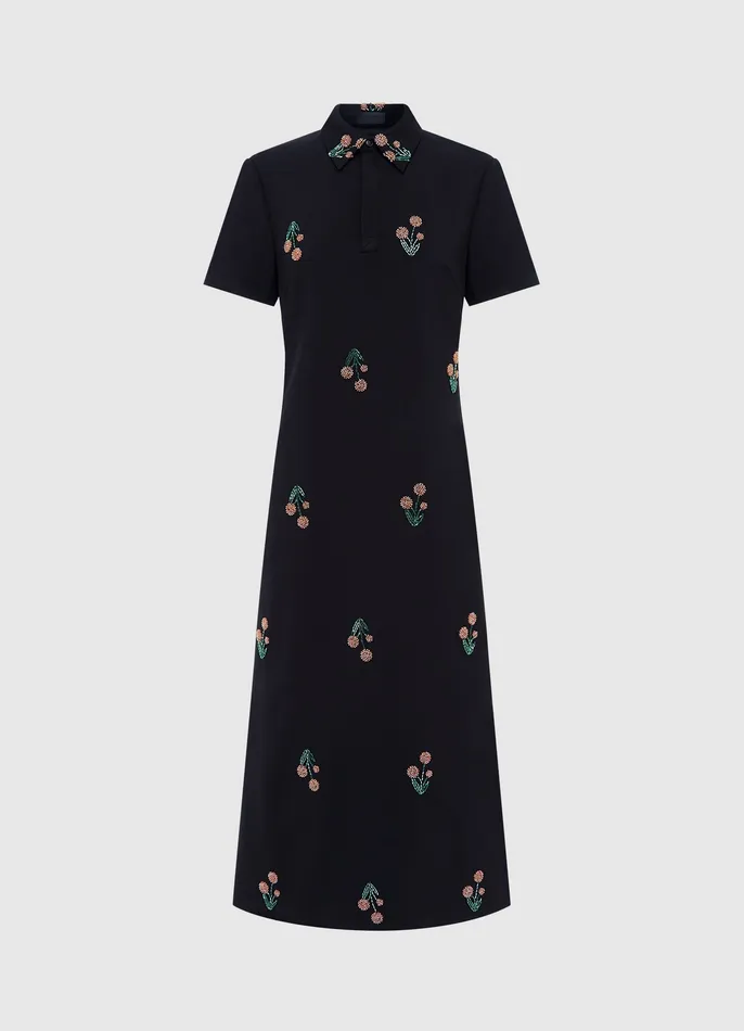 Dresses and Jumpsuits Women Nadene Embellished Shirt Midi Dress 8211 Wildflower Beading LEO LIN Dresses and Jumpsuits Women Nadene Embellished Shirt Midi Dress 8211 Wildflower Beading LEO LIN