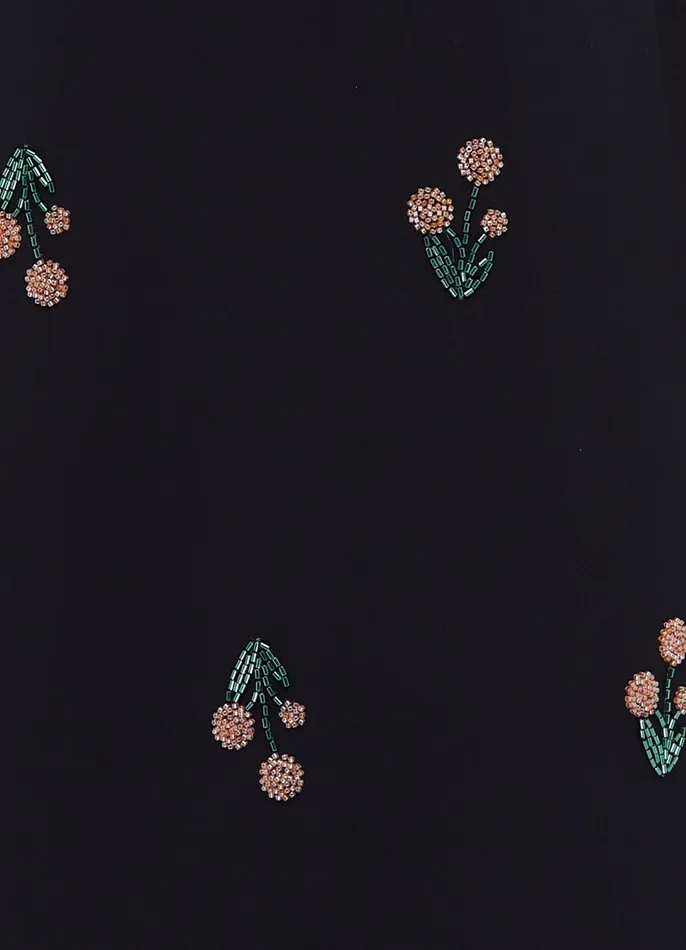 Dresses and Jumpsuits Women Nadene Embellished Shirt Midi Dress 8211 Wildflower Beading LEO LIN