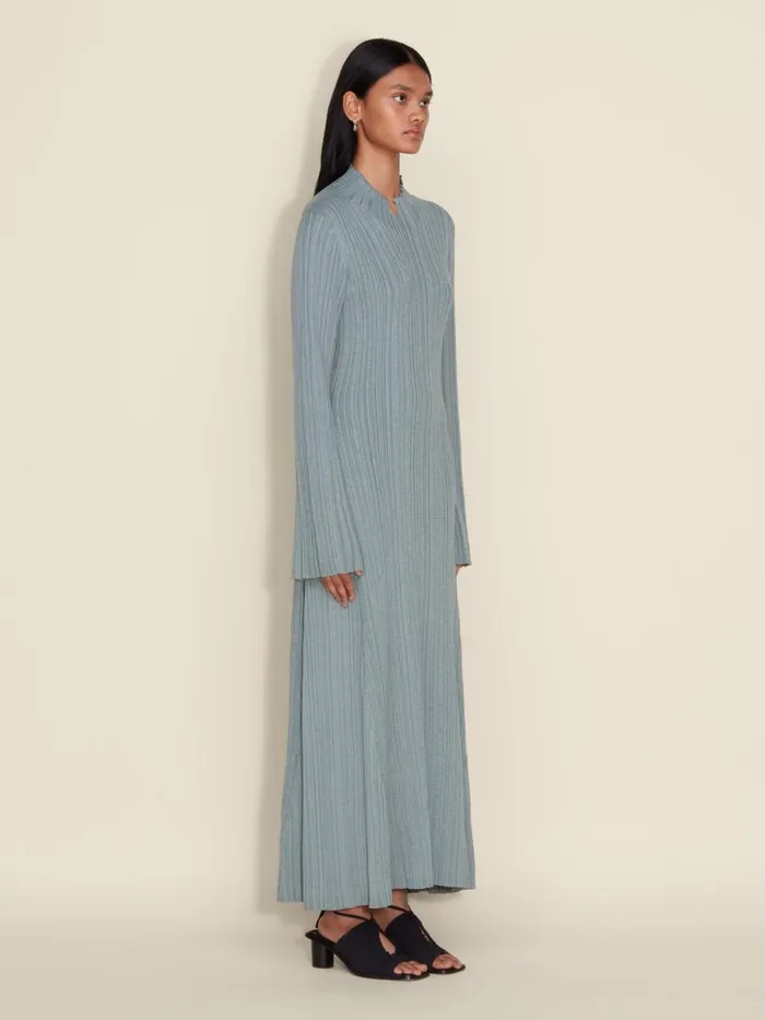 Dresses and Skirts Women Holzweiler Tulip Knit Dress Teal