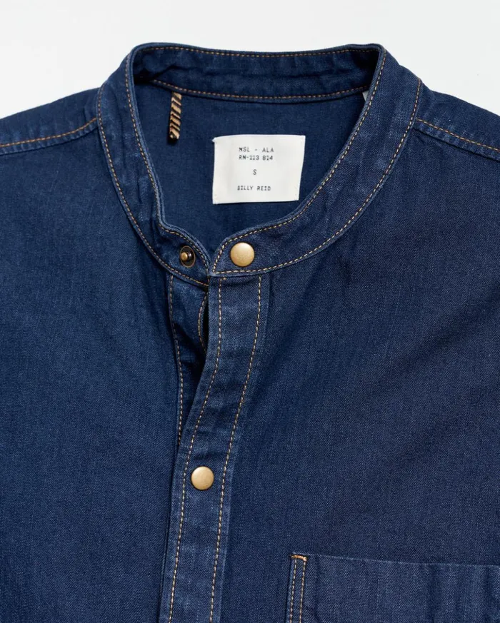 Dresses Women Billy Reid Shoals Denim Shirttail Dress Double Dye