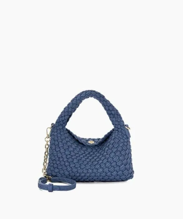 Dune London Deliberate Bags Women Dinkydeliberate Blue Small Woven Shoulder Bag Blue Dune London Deliberate Bags Women Dinkydeliberate Blue Small Woven Shoulder Bag Blue