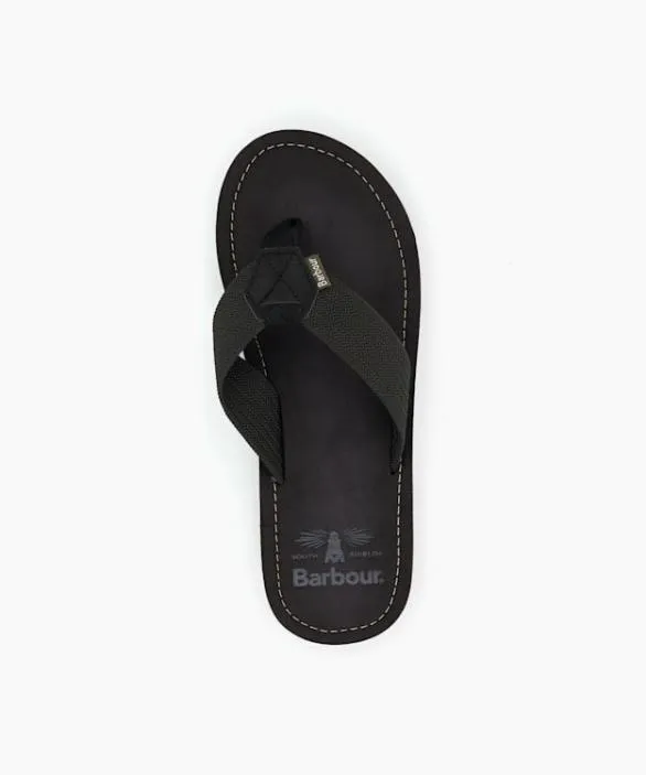 Dune London Flip Flops Men Toemann Black Casual ToePost Sandals Black