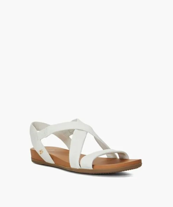 Dune London Gladiator Sandals Women Landies White Wide Fit Casual Sandals White