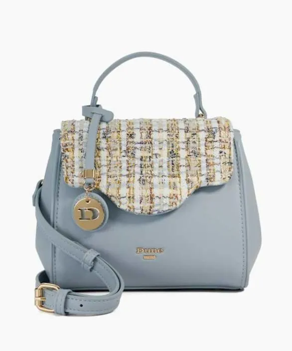 Dune London Handbags Women Dassio Blue Top Handle Bag With Cross Body Strap Blue Dune London Handbags Women Dassio Blue Top Handle Bag With Cross Body Strap Blue