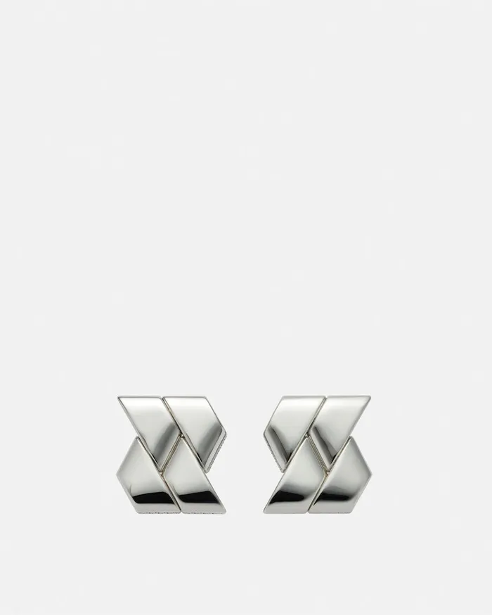 Earrings Women Versace Bind Earrings Silver