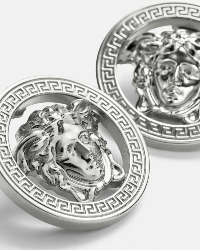 Earrings Women Versace Medusa 03995 Earrings Silver