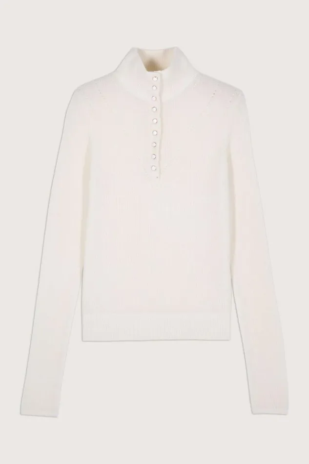 EleaFunnel Neck Sweater Clothing Baandsh Sweaters and Cardigans