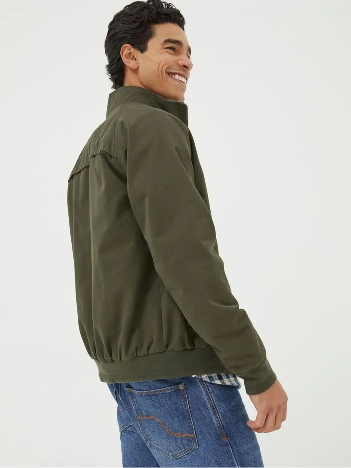Fat Face Coats and Jackets Harrington Green Bomber Jacket 8211 Men