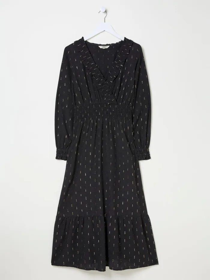 Fat Face Dresses Black Rosie Midi Dress 8211 Women