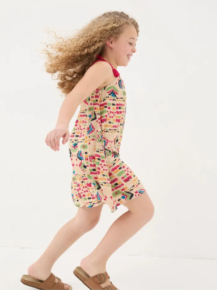 Fat Face Dresses Hallie Natural Trail Marks Swing Dress 8211 Kids