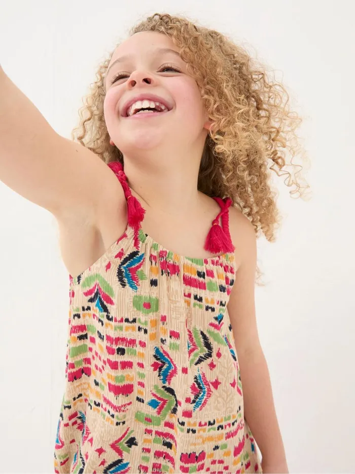 Fat Face Dresses Hallie Natural Trail Marks Swing Dress 8211 Kids