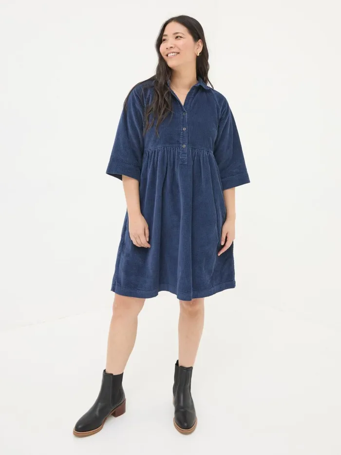 Fat Face Dresses Sara Blue Bubble Cord Dress 8211 Women
