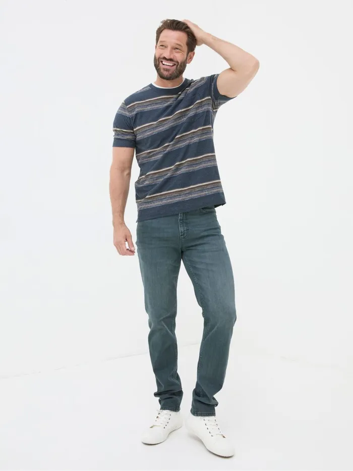 Fat Face Jeans Dark Teal Blue Slim Fit Jeans 8211 Men