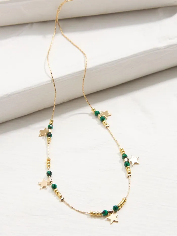 Fat Face Jewellery Gold Tone Star Necklace 8211 Women