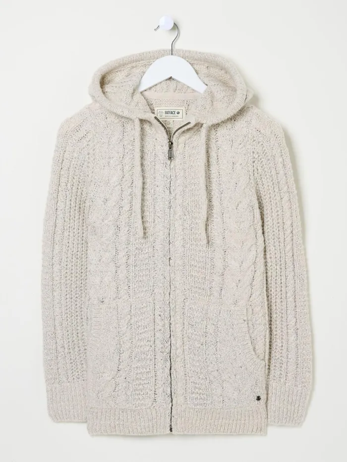 Fat Face Knitwear Alicia Ivory Hoodie 8211 Women