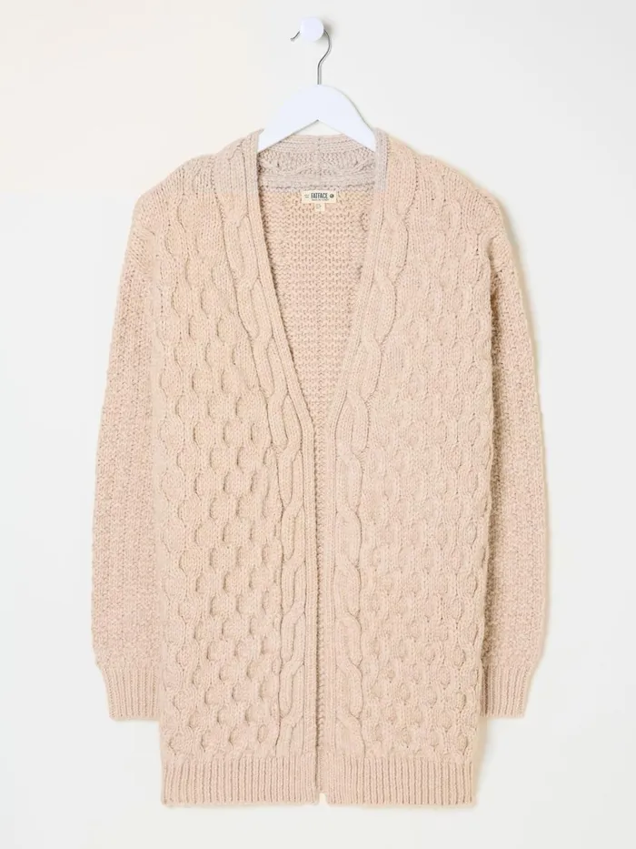 Fat Face Knitwear Ivory Ezzie Cardigan 8211 Women