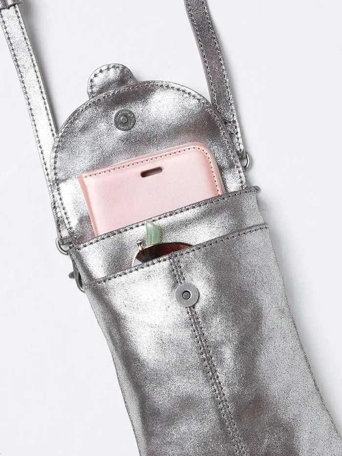 Fat Face Phone Bags Clara Silver Phone Bag 8211 Women