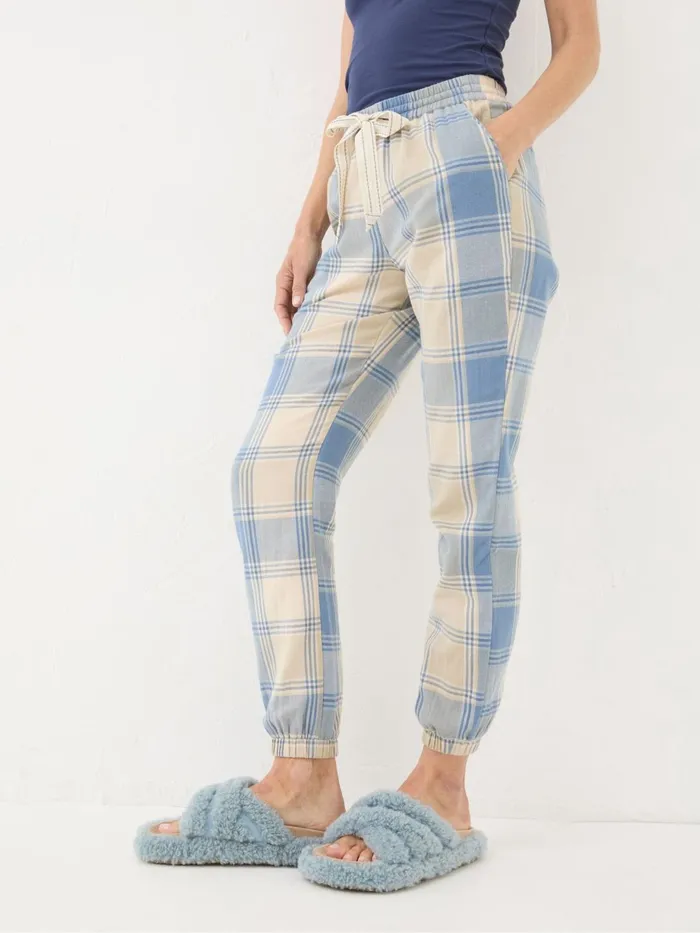 Fat Face Pyjamas and Nightwear Cora Ivory Check Pyjama Bottoms 8211 Women