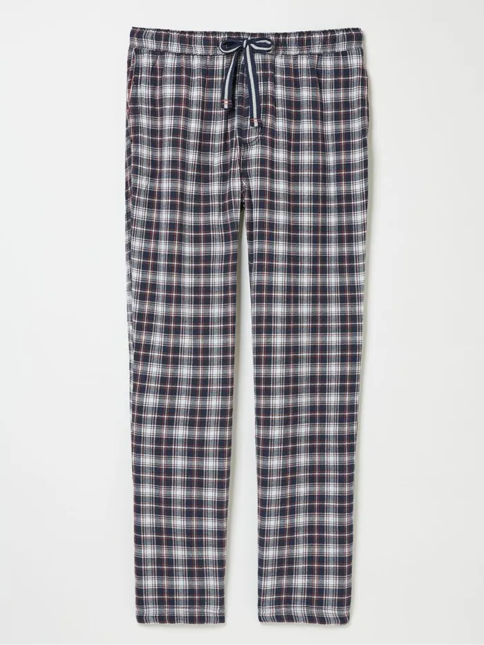 Fat Face Pyjamas and Nightwear Cranleigh Navy Blue Check Pyjama Bottoms 8211 Men