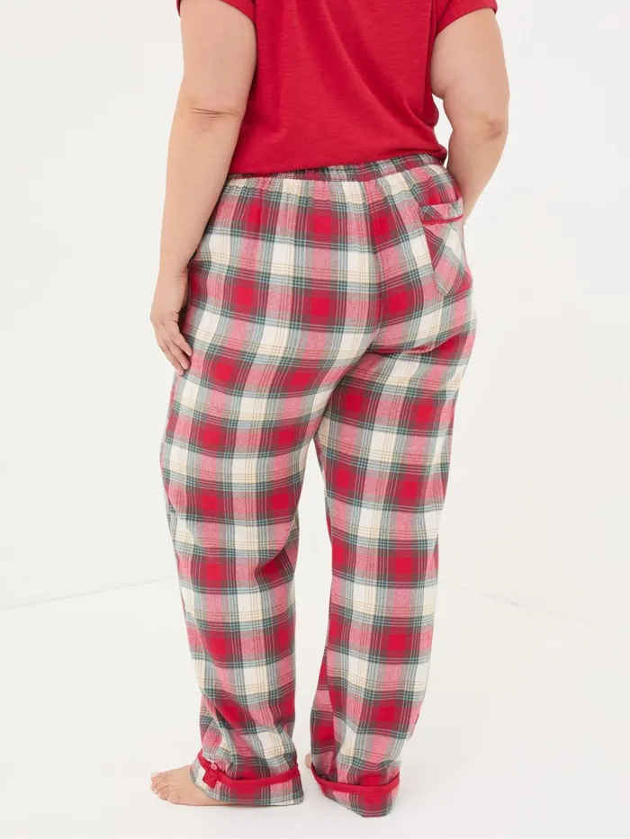 Fat Face Pyjamas and Nightwear Red Eva Family Check Pyjama Bottoms 8211 Women