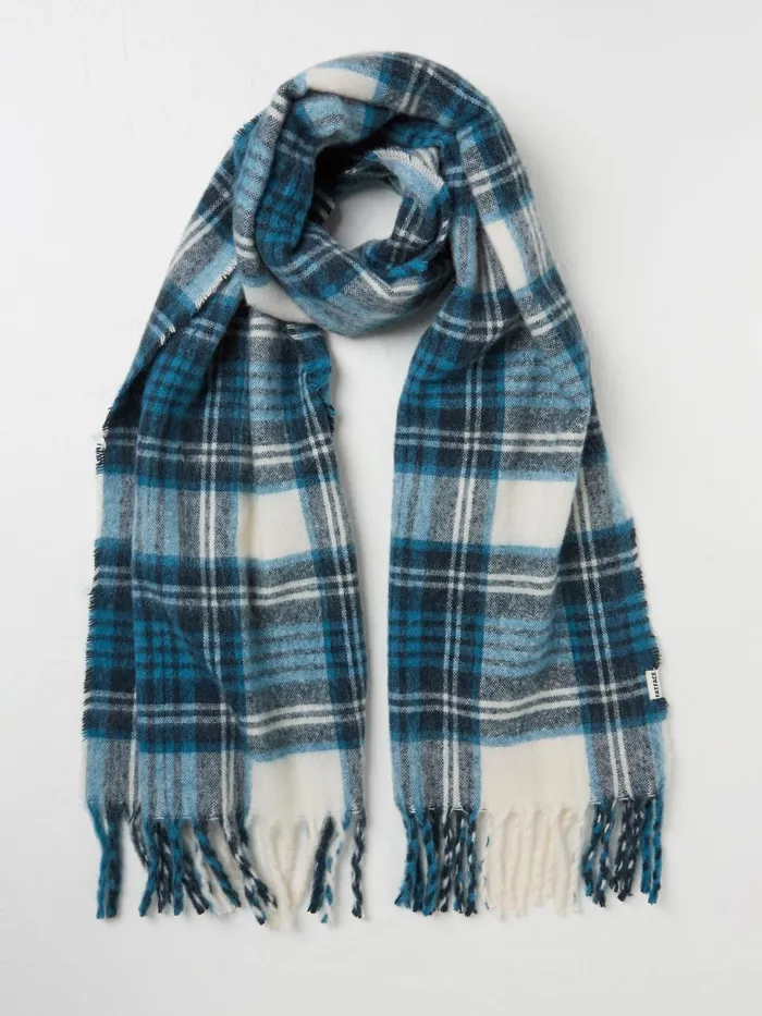 Fat Face Scarves Blue Betty Check Scarf 8211 Women