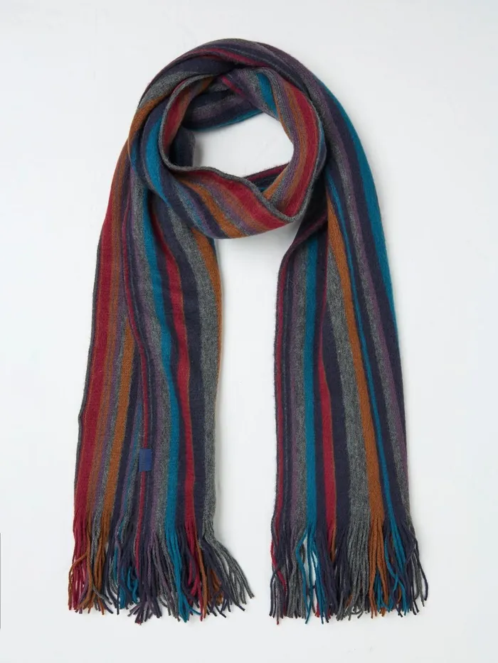 Fat Face Scarves Multi Stripe Scarf 8211 Men