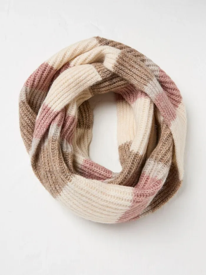 Fat Face Scarves Natural Colourblock Snood Scarf 8211 Women