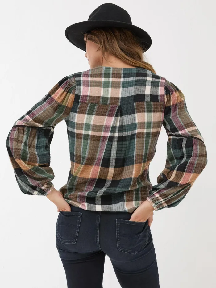 Fat Face Shirts and Blouses Multi Lara Check Blouse 8211 Women