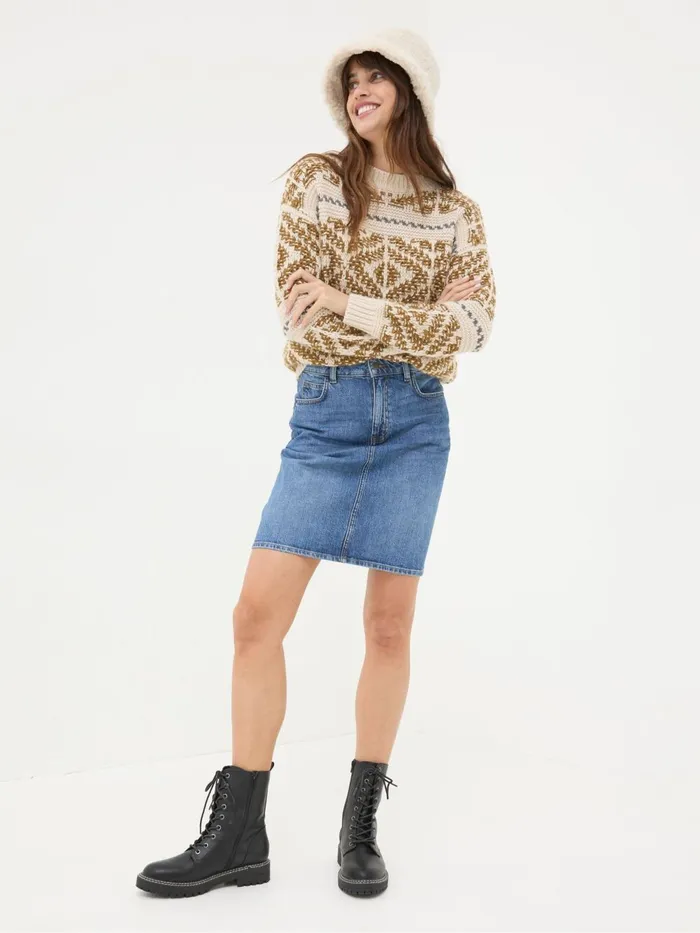 Fat Face Skirts Hattie Blue Denim Skirt 8211 Women