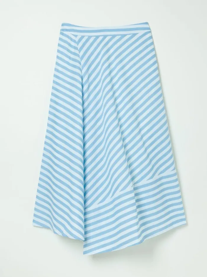 Fat Face Skirts Judes Blue Robyn Striped Midi Skirt 8211 Women