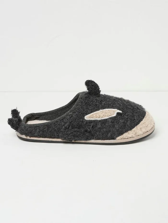 Fat Face Slippers Kev Grey Kev Killer Whale Slippers 8211 Men
