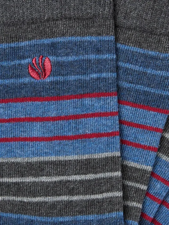 Fat Face Socks Blue and Green Stripe Socks 1 Pack 8211 Men