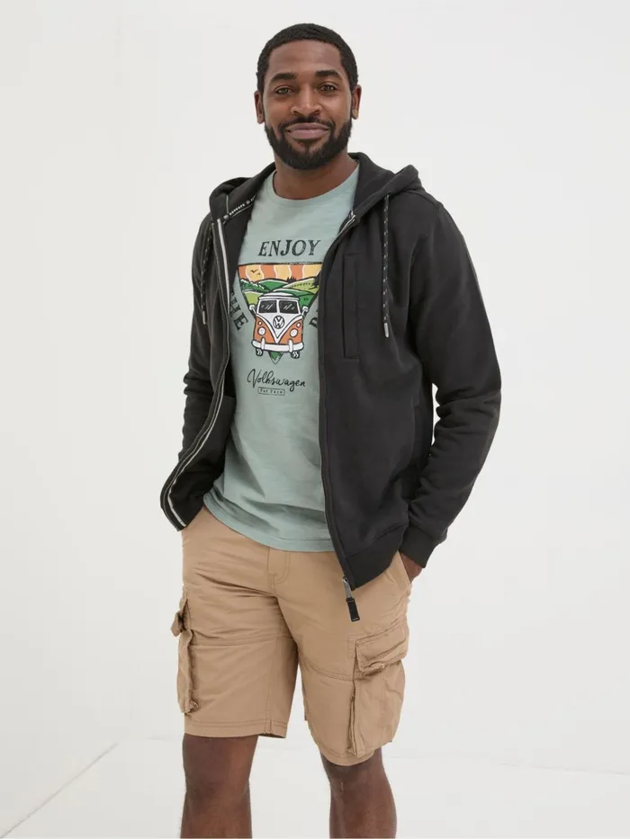 Fat Face Sweatshirts and Hoodies Brooke Black Zip Through Hoodie 8211 Men