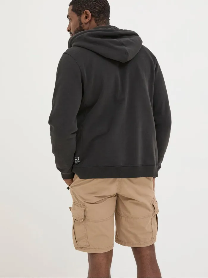 Fat Face Sweatshirts and Hoodies Brooke Black Zip Through Hoodie 8211 Men