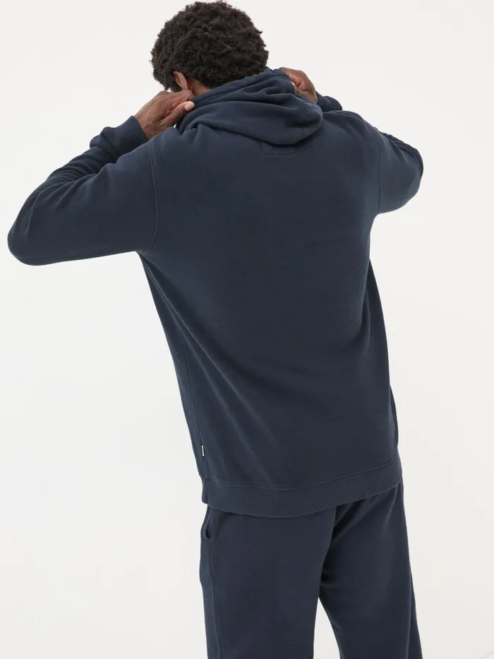 Fat Face Sweatshirts and Hoodies Navy Pique Hoodie 8211 Men Fat Face Sweatshirts and Hoodies Navy Pique Hoodie 8211 Men
