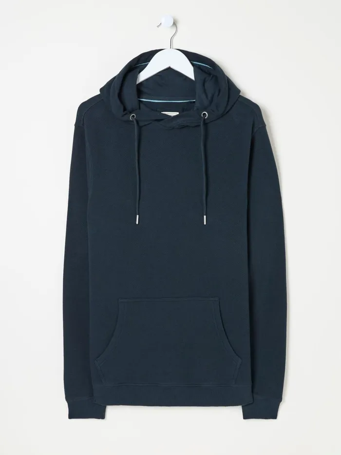 Fat Face Sweatshirts and Hoodies Navy Pique Hoodie 8211 Men Fat Face Sweatshirts and Hoodies Navy Pique Hoodie 8211 Men