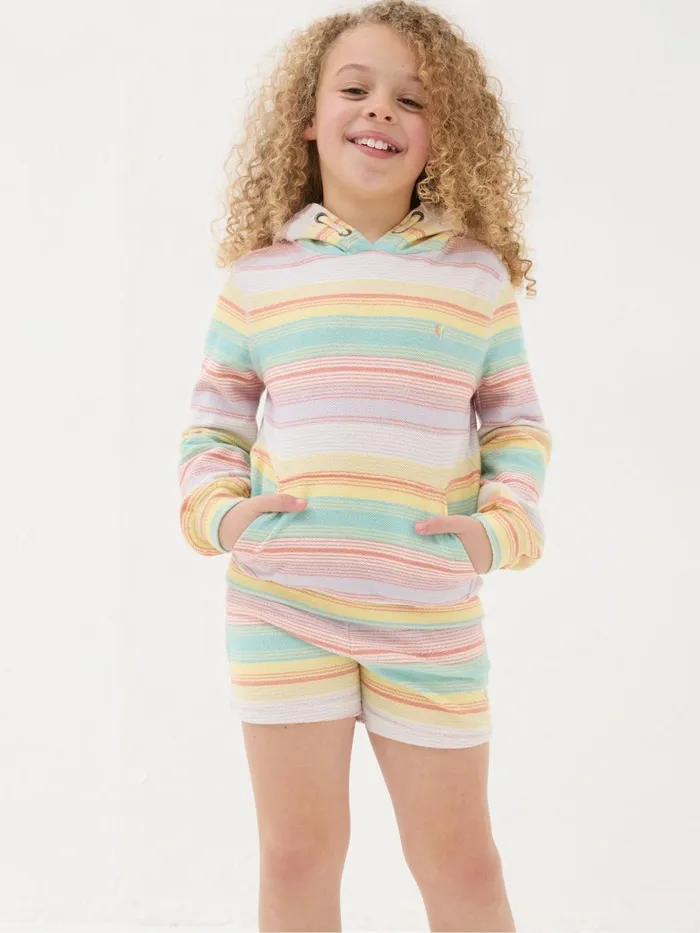 Fat Face Sweatshirts and Hoodies Textured Stripe Multi Popover Hoodie 8211 Kids Fat Face Sweatshirts and Hoodies Textured Stripe Multi Popover Hoodie 8211 Kids
