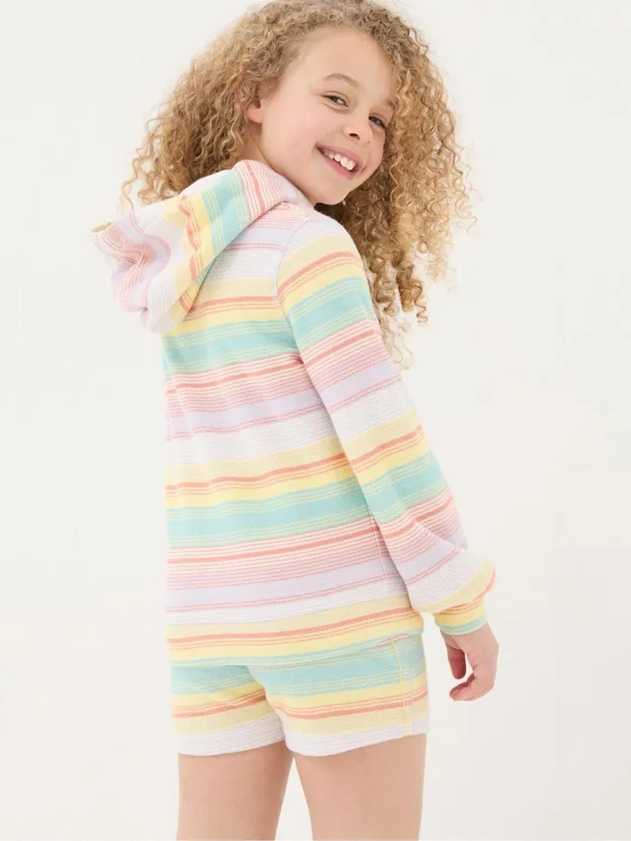 Fat Face Sweatshirts and Hoodies Textured Stripe Multi Popover Hoodie 8211 Kids Fat Face Sweatshirts and Hoodies Textured Stripe Multi Popover Hoodie 8211 Kids